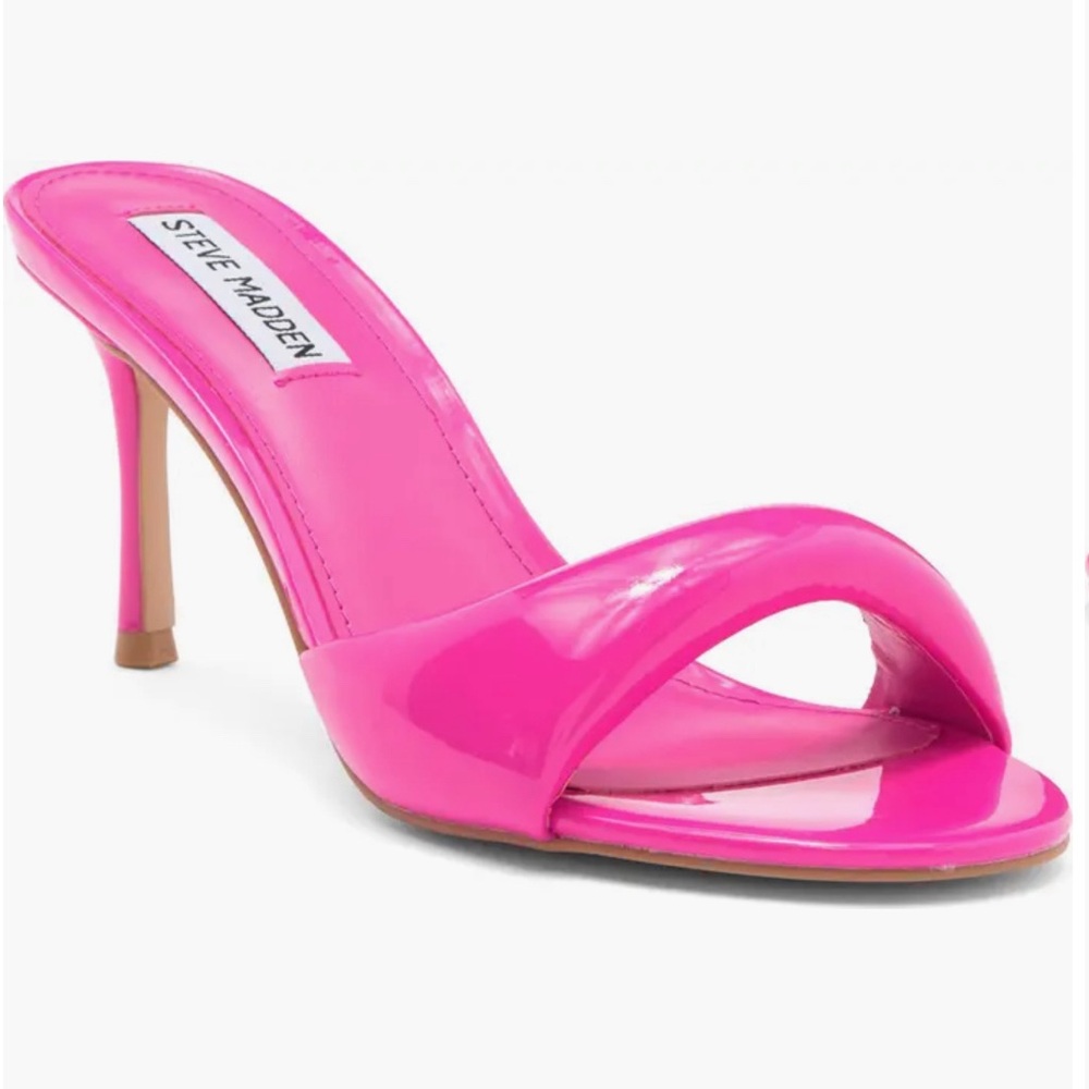 Steve Madden fuchsia Pink mules